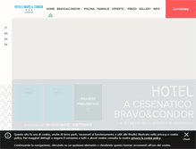 Tablet Screenshot of hotelbravo.it